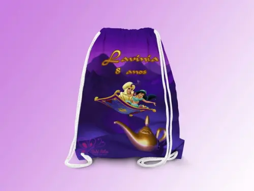 Mochilinha Personalizada Aladdin