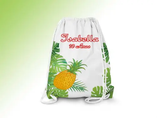 Mochilinha Personalizada Abacaxi