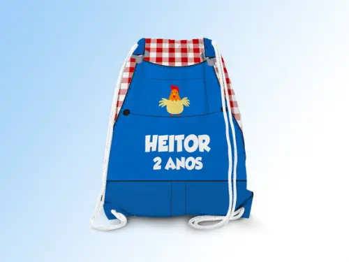 Mochilinha Personalizada Fazendinha