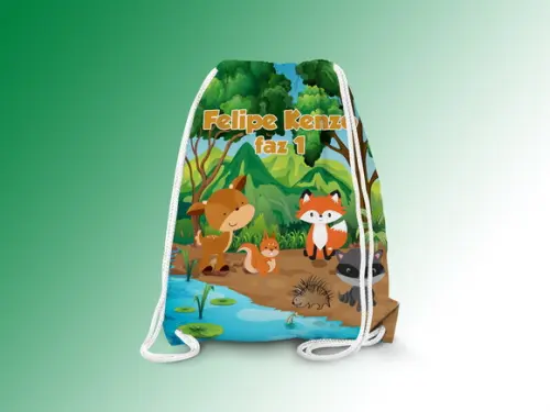 Mochilinha Personalizada Bosque Encantado