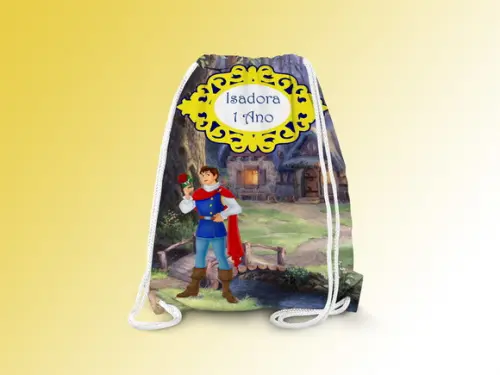 Mochilinha Personalizada Branca de Neve