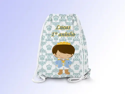 Mochilinha Personalizada Principe