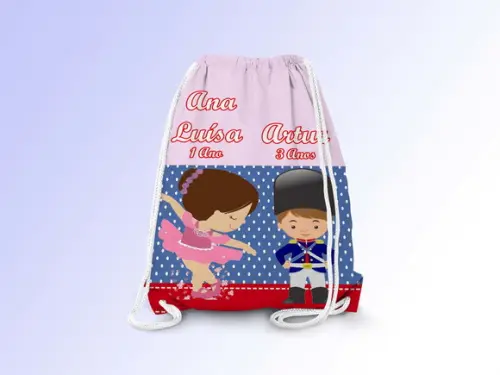 Mochilinha Personalizada Bailarina