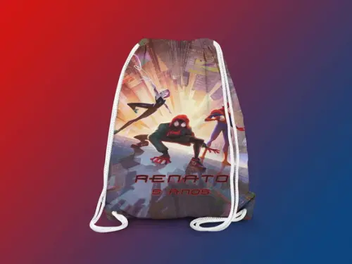 Mochilinha Personalizada Homem Aranha