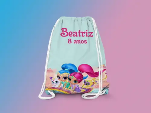 Mochilinha Personalizada Shimmer e Shine