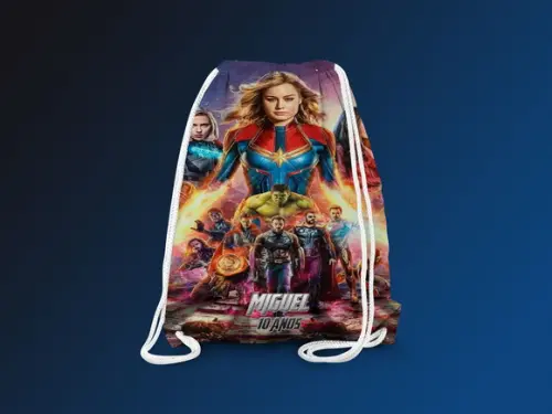 Mochilinha Personalizada Vingadores Ultimato