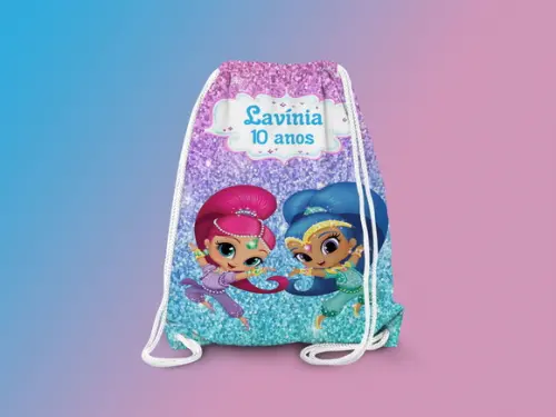 Mochilinha Personalizada Shimmer e Shine