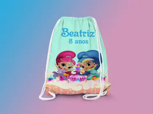 Mochilinha Personalizada Shimmer e Shine