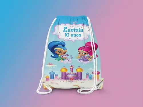 Mochilinha Personalizada Shimmer e Shine