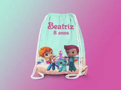 Mochilinha Personalizada Shimmer e Shine