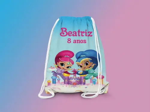 Mochilinha Personalizada Shimmer e Shine
