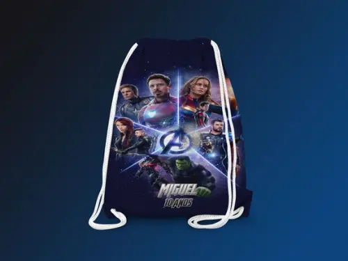 Mochilinha Personalizada Vingadores Ultimato