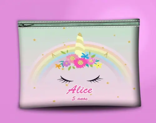 Nécessaire Personalizada Unicornio