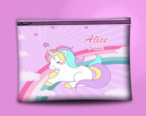 Nécessaire Personalizada Unicornio