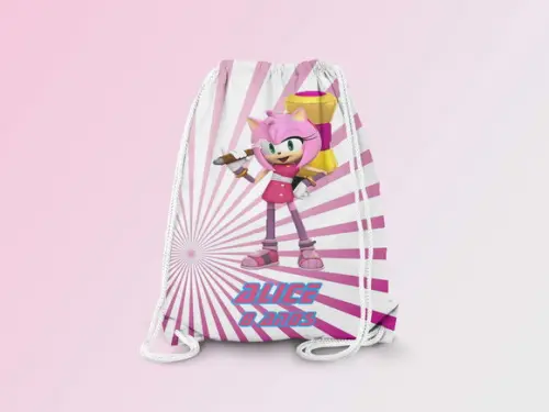 Mochilinha Personalizada Sonic