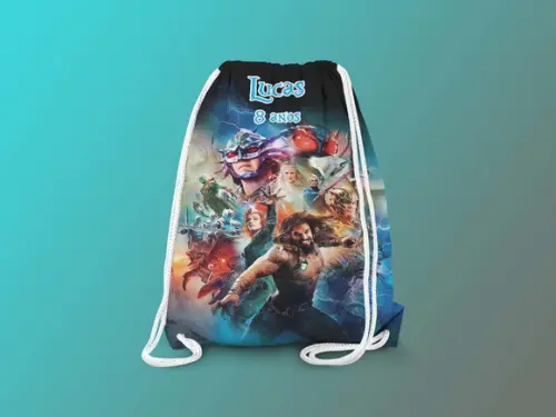 Mochilinha Personalizada Aquaman