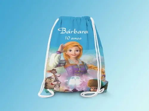 Mochilinha Personalizada Cinderela