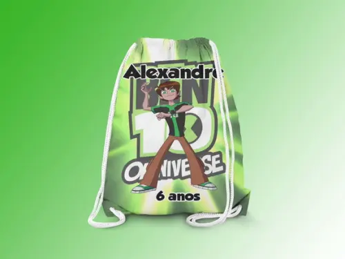 Mochilinha Personalizada Ben 10