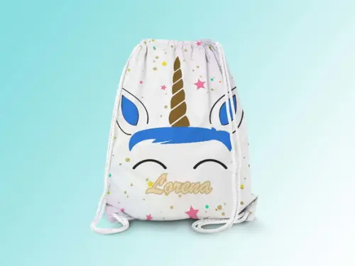 Mochilinha Personalizada Unicórnio