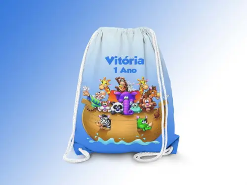 Mochilinha Personalizada a Arca de Noé