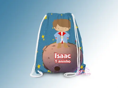 Mochilinha Personalizada Pequeno Príncipe