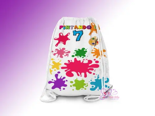 Mochilinha Personalizada Pintando o 7