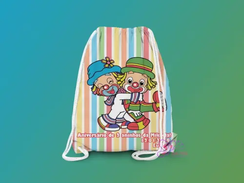 Mochilinha Personalizada Patati Patata