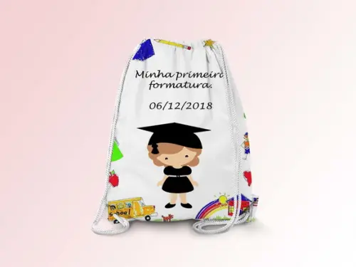 Mochilinha Personalizada Formatura