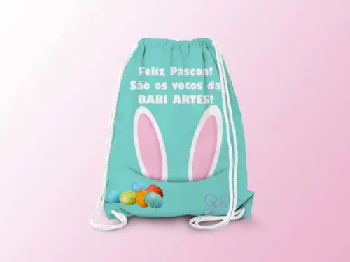 Mochilinha Personalizada Páscoa
