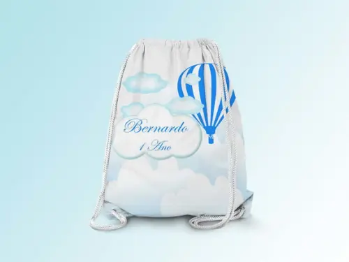 Mochilinha Personalizada Balões