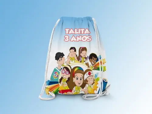 Mochilinha Personalizada Carrossel