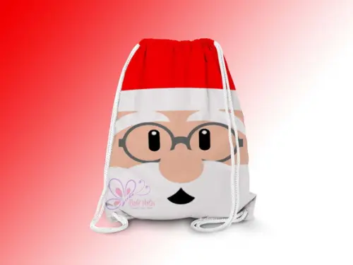 Mochilinha Personalizada Papai Noel