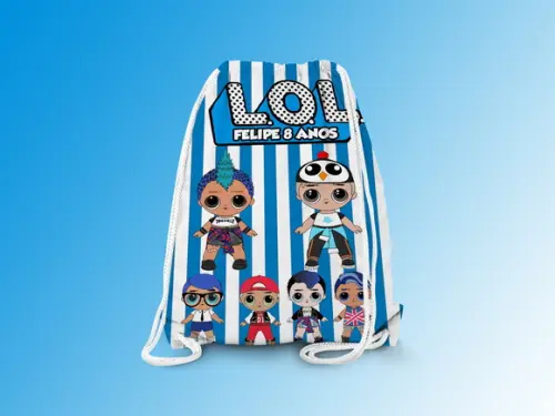 Mochilinha Personalizada Lol Boy