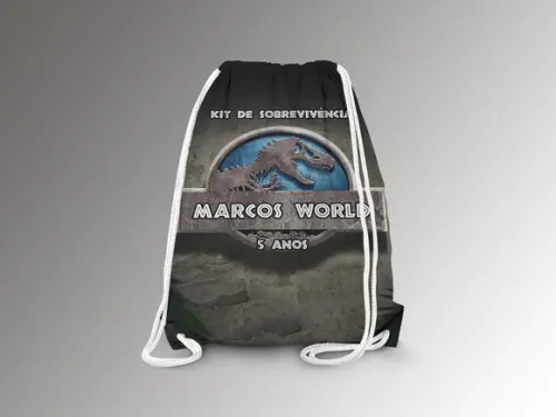 Mochilinha Personalizada Jurassic World