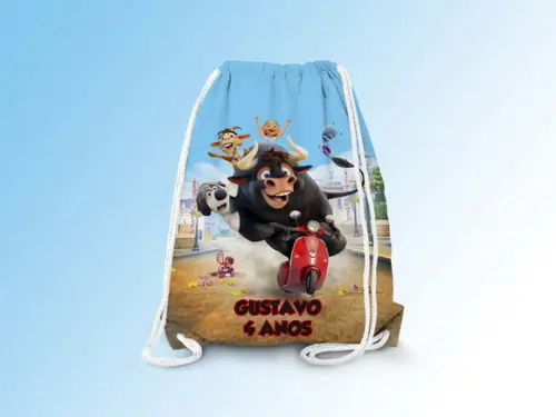 Mochilinha Personalizada Touro Ferdinando