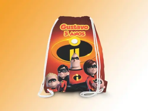 Mochilinha Personalizada os Incriveis