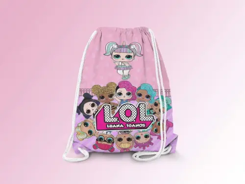 Mochilinha Personalizada LOL