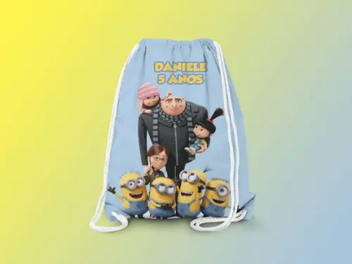 Mochilinha Personalizada Meu Malvado Favorito