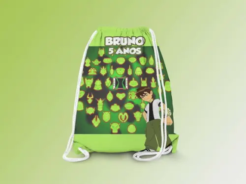 Mochilinha Personalizada Ben 10