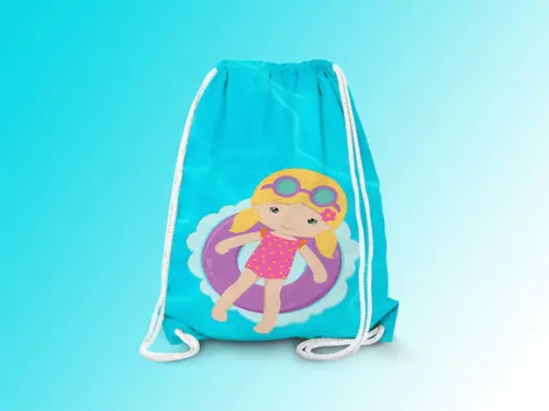 Mochilinha Personalizada Festa na Piscina