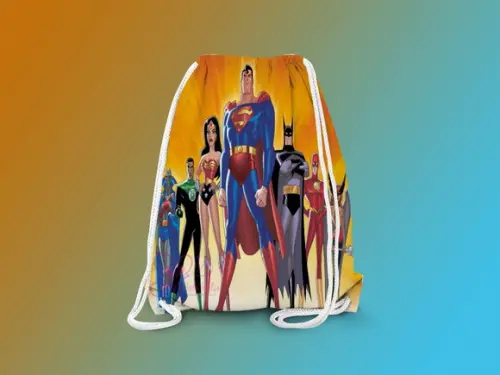 Mochilinha Personalizada Liga da Justiça