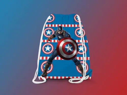 Mochilinha Personalizada Capitão America