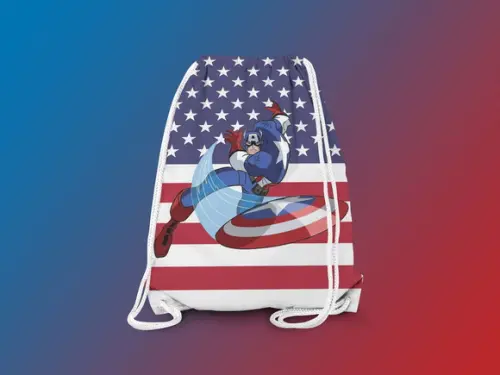 Mochilinha Personalizada Capitão America