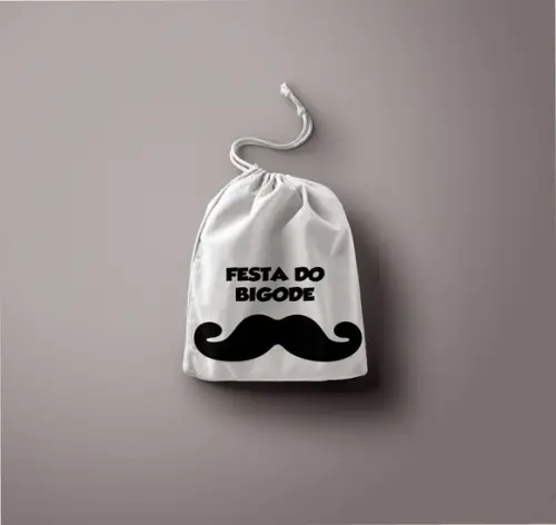 Saquinho Surpresa Personalizado Festa do Bigode