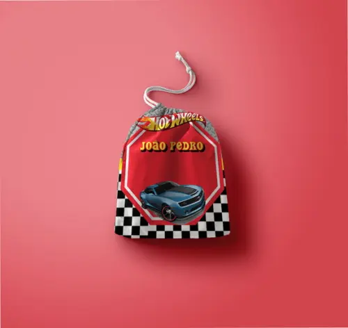 Saquinho Surpresa Personalizado Carros