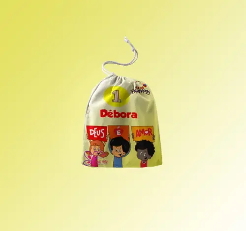 Saquinho Surpresa Personalizado Letrinhas