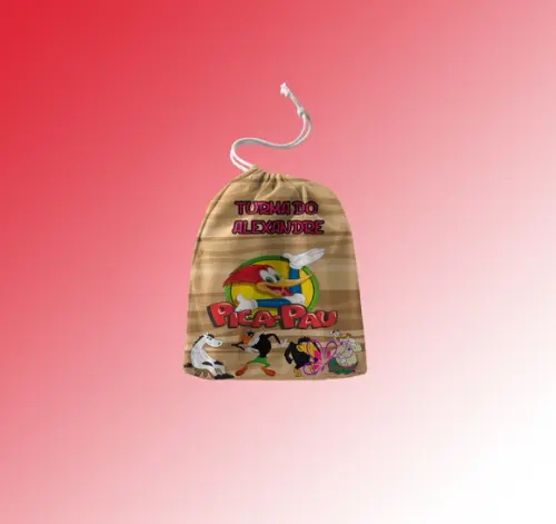 Saquinho Surpresa Personalizado Pica Pau