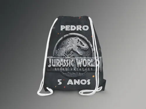 Mochilinha Personalizada Jurassic World