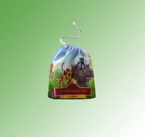 Saquinho Surpresa Personalizado a Guarda do Leão