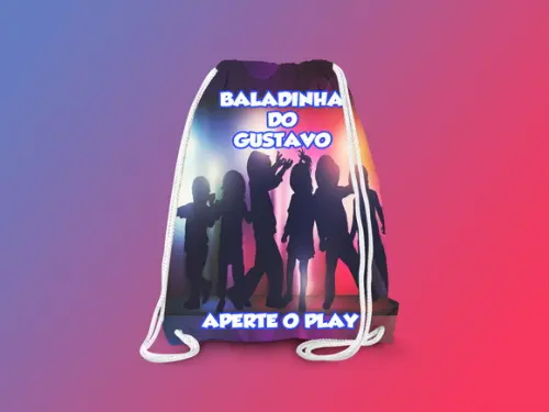 Mochilinha Personalizada Baladinha